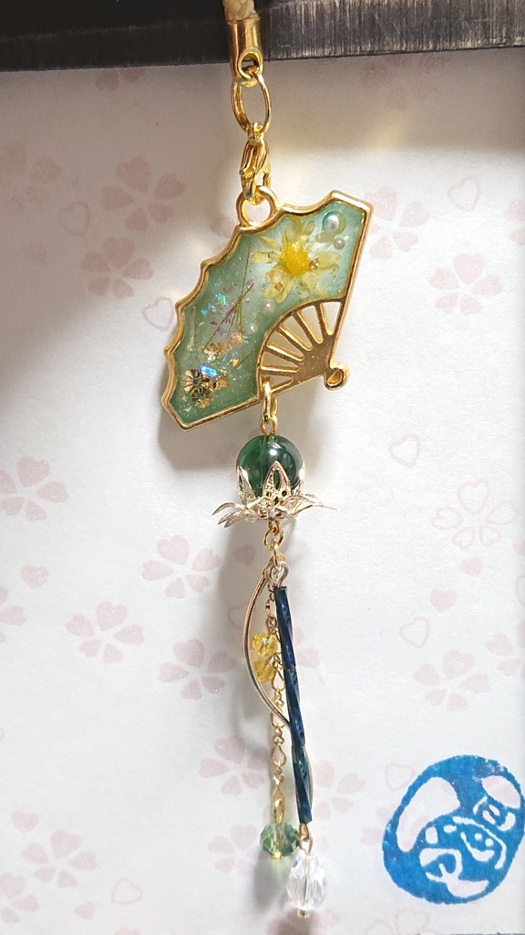 扇のストラップー刀剣乱舞ー江派ー