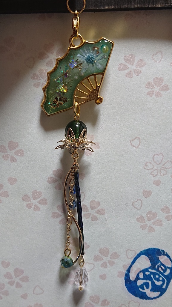 扇のストラップー刀剣乱舞ー江派ー