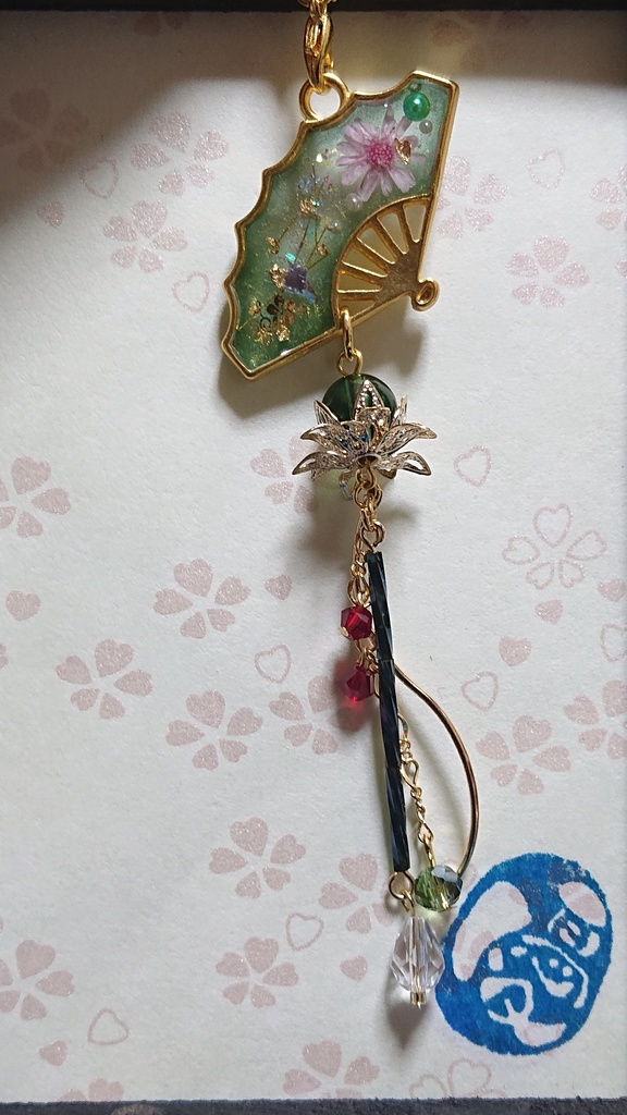 扇のストラップー刀剣乱舞ー江派ー