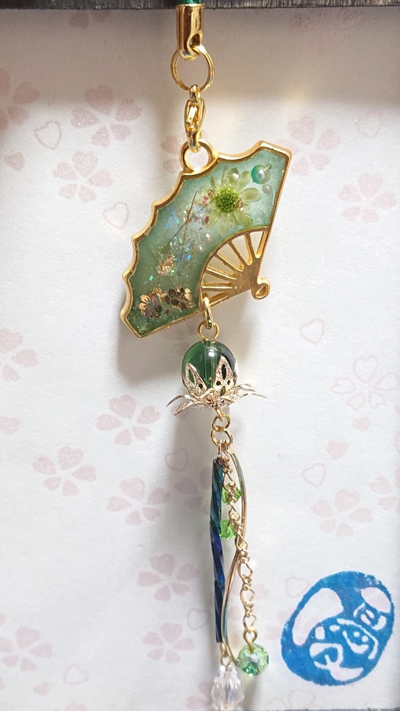 扇のストラップー刀剣乱舞ー江派ー