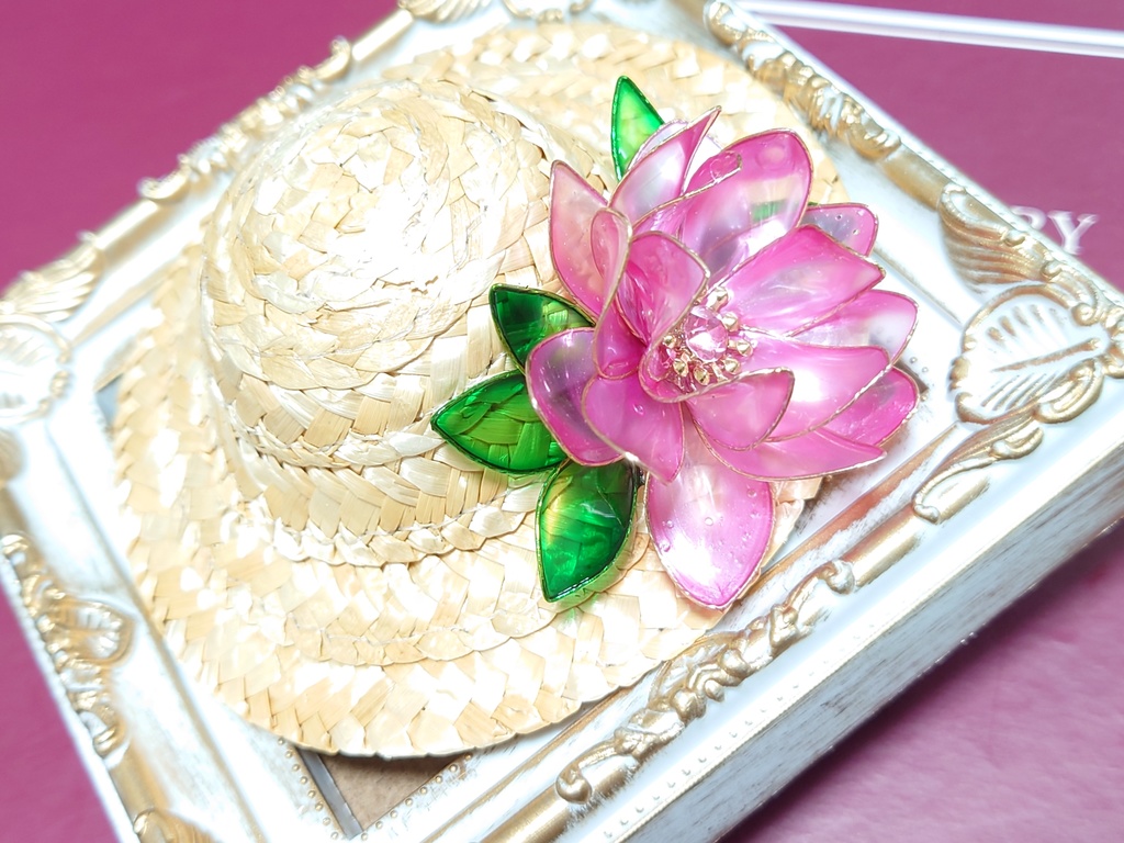 ぬい用麦わら帽子