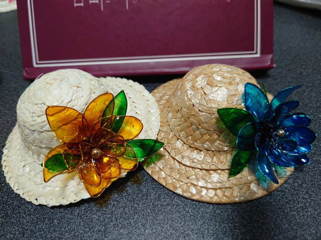 ぬい用麦わら帽子