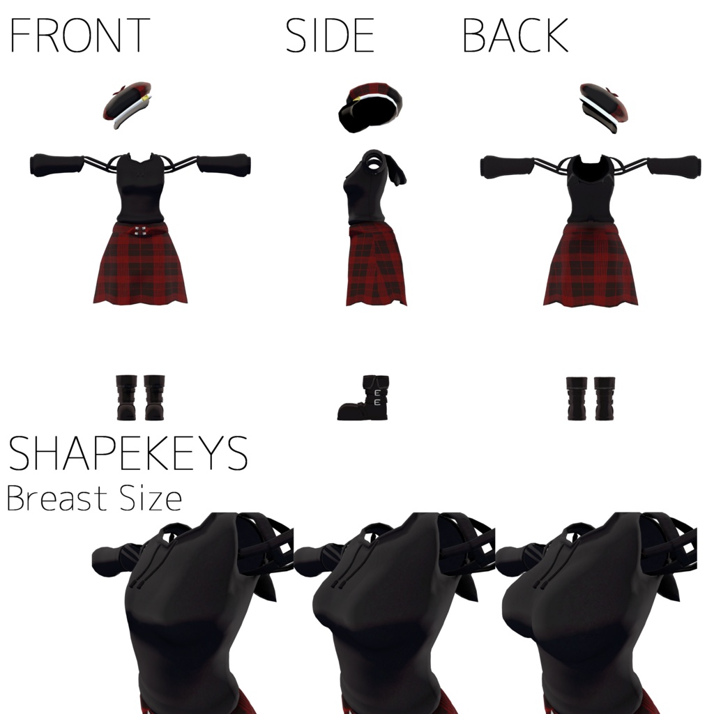 パーカー・スカート【量産型のらきゃっとぷらす/TS_sotai3.x~4.0】