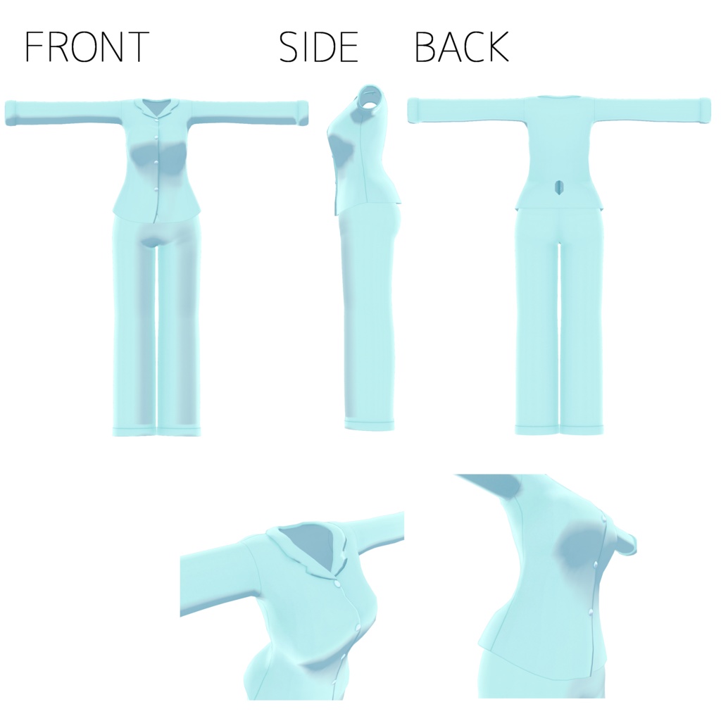 パジャマ【量産型のらきゃっとぷらす/TS_sotai3.x~4.0】