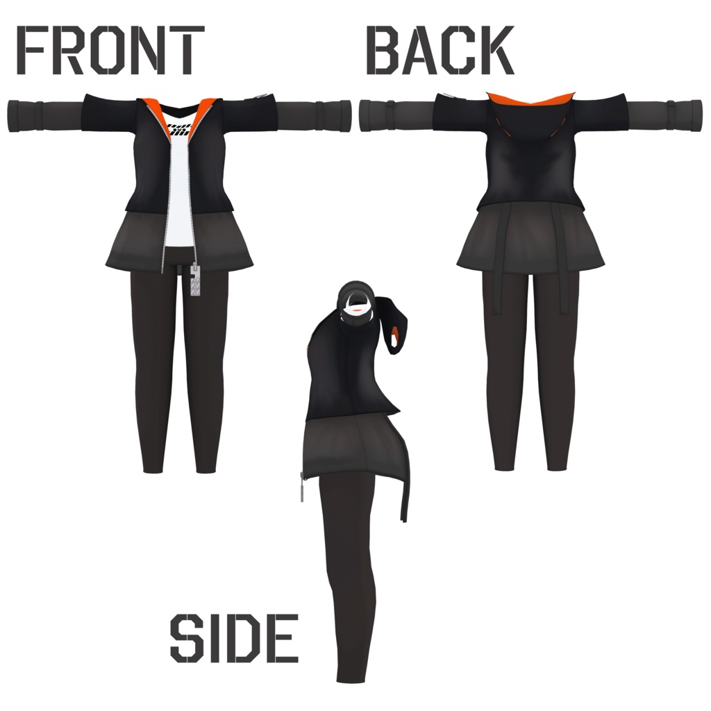 オータムセット【レイニィちゃん用衣装モデル】