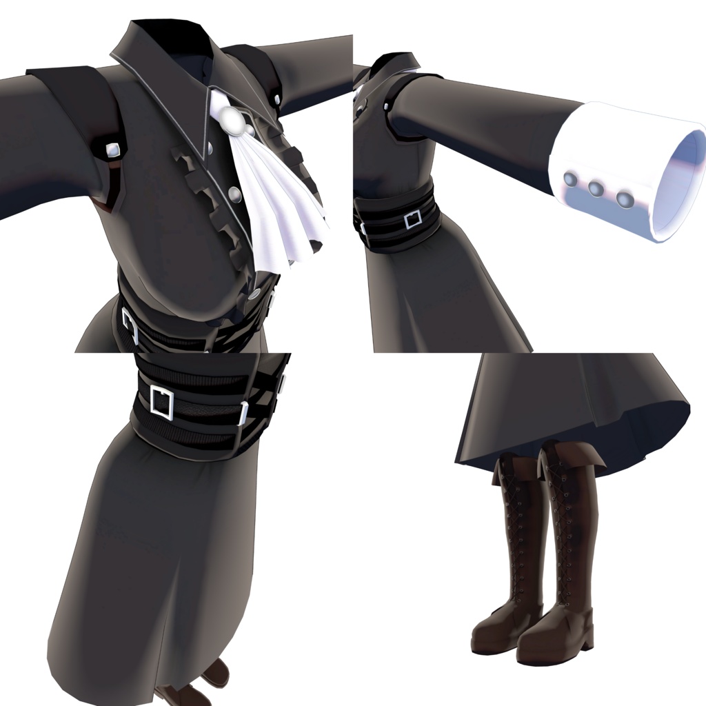 ロリータミリタリーワンピ【量産型のらきゃっとぷらす/TS_sotai4.0】