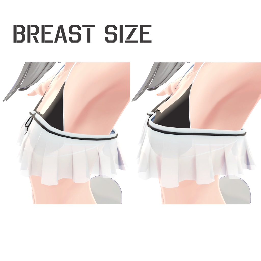 フリルビキニ【レイニィちゃん用衣装モデル】