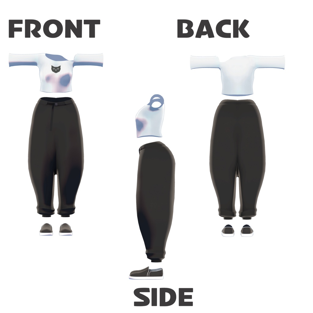 ストリートスタイル【あのんちゃん・むろむちゃん用衣装モデル】