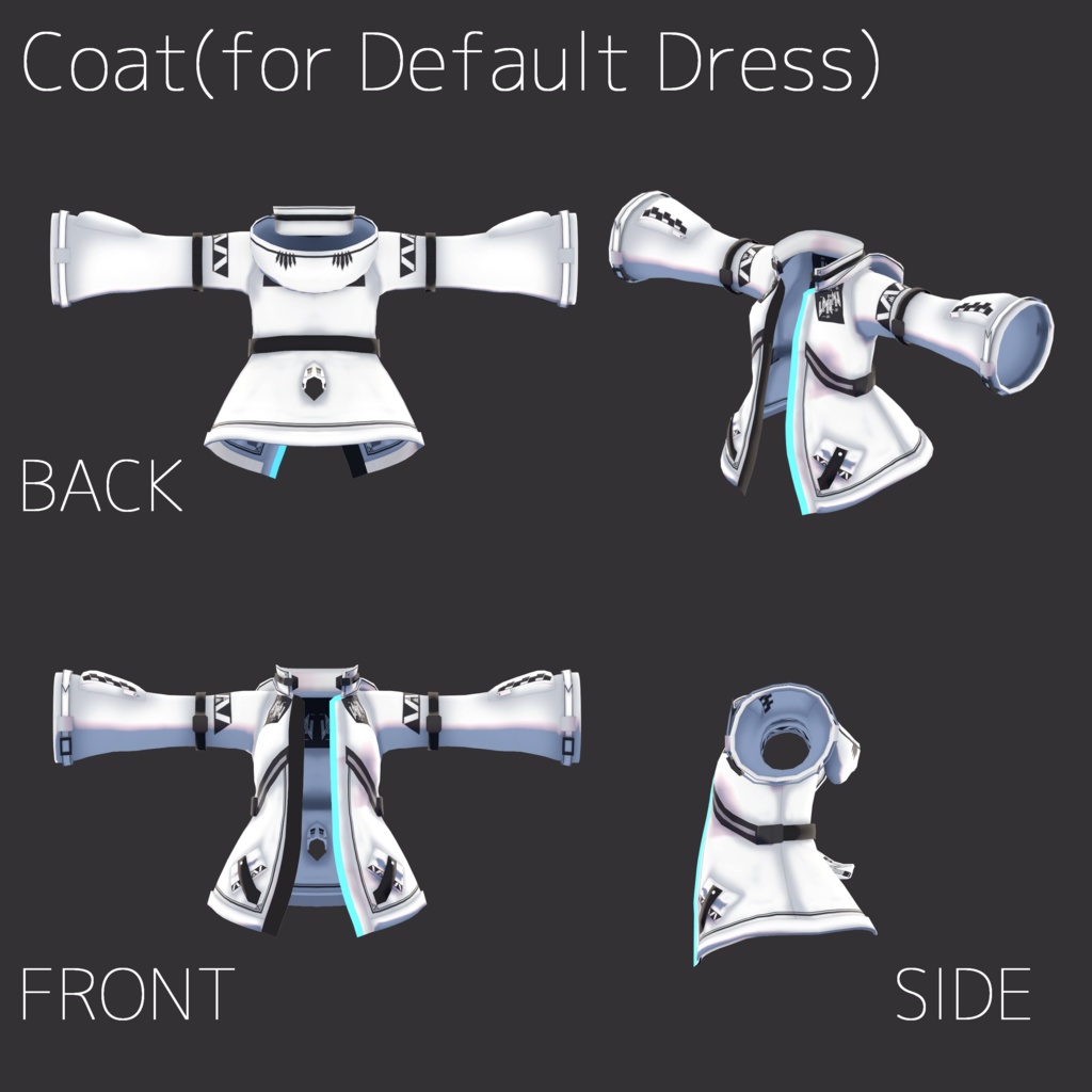 テックコート(ゴスロリテックウェアREMAKE CoatOnly)【量産型のらきゃっとぷらす】