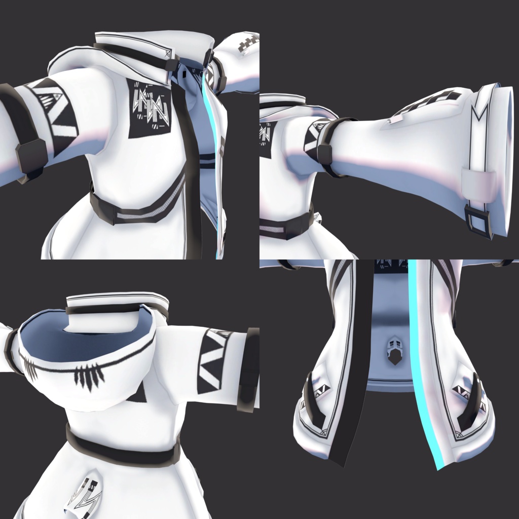 テックコート(ゴスロリテックウェアREMAKE CoatOnly)【量産型のらきゃっとぷらす】