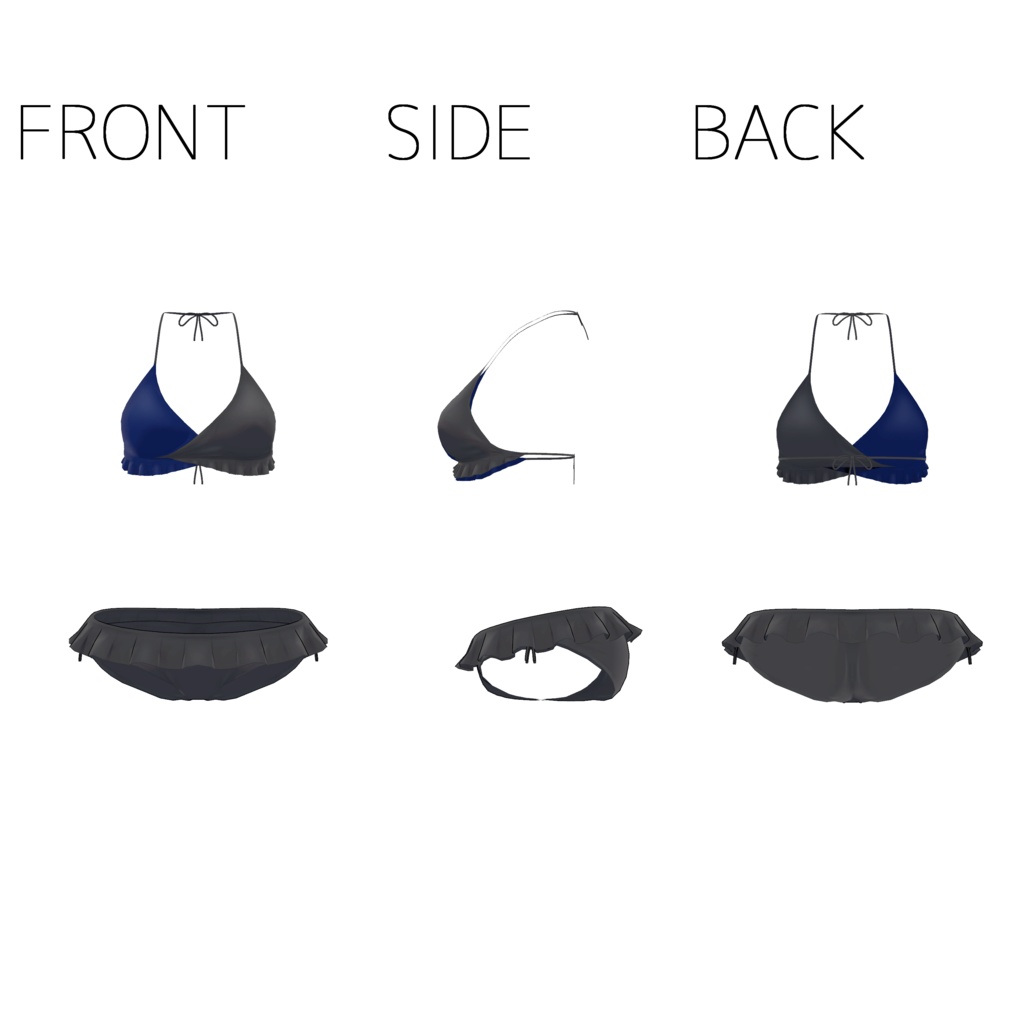 フリルビキニREMAKE【量産型のらきゃっとぷらす】