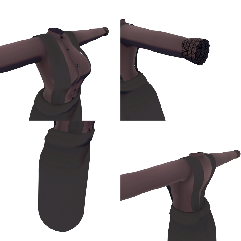 タイトワンピ【量産型のらきゃっとぷらす】