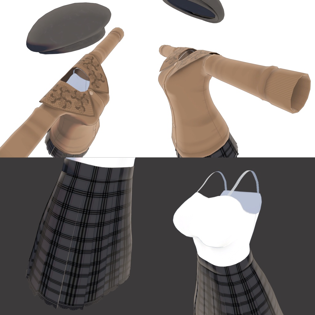 オータムオーバーカーディガン【桔梗ちゃん用衣装】