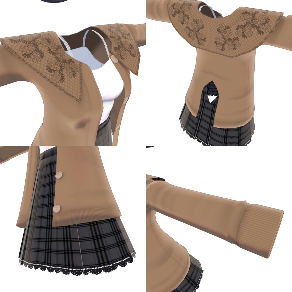 オータムオーバーカーディガン【真冬ちゃん用衣装】