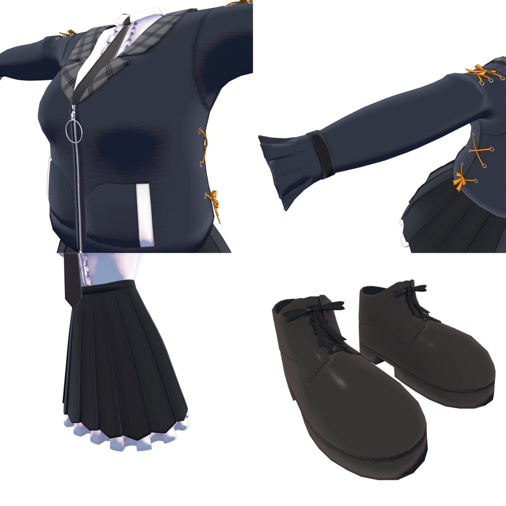アドレコブレザー【複数アバター対応衣装モデル】