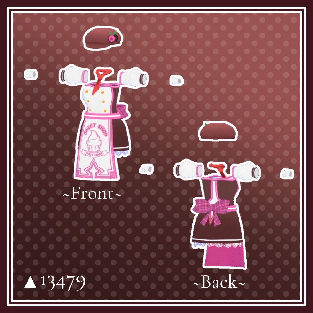 【桔梗対応衣装】Sweet Patissiere -スウィートパティシエール-