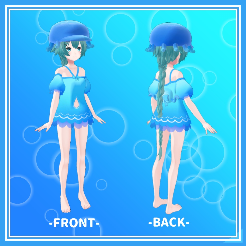 【薄荷対応衣装】CuteJellyfish -キュートジェリーフィッシュ-