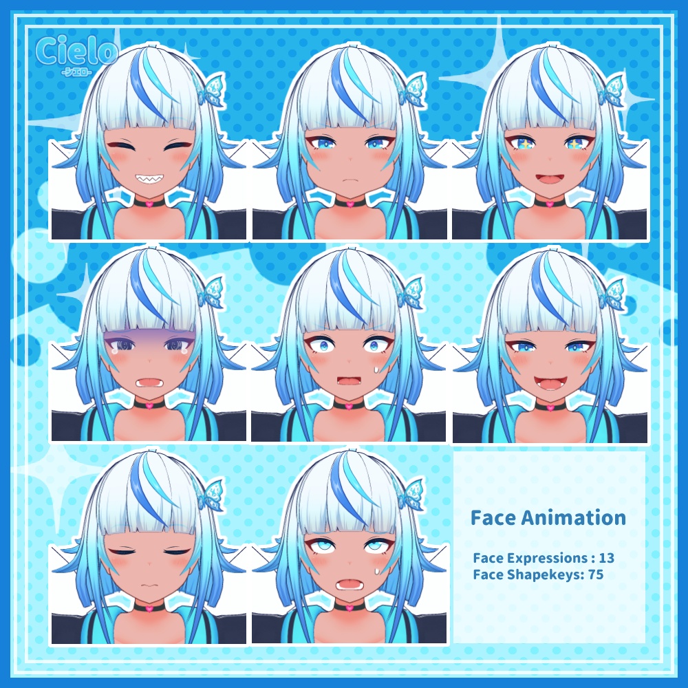 【シエロ -Cielo-】オリジナル3Dモデル