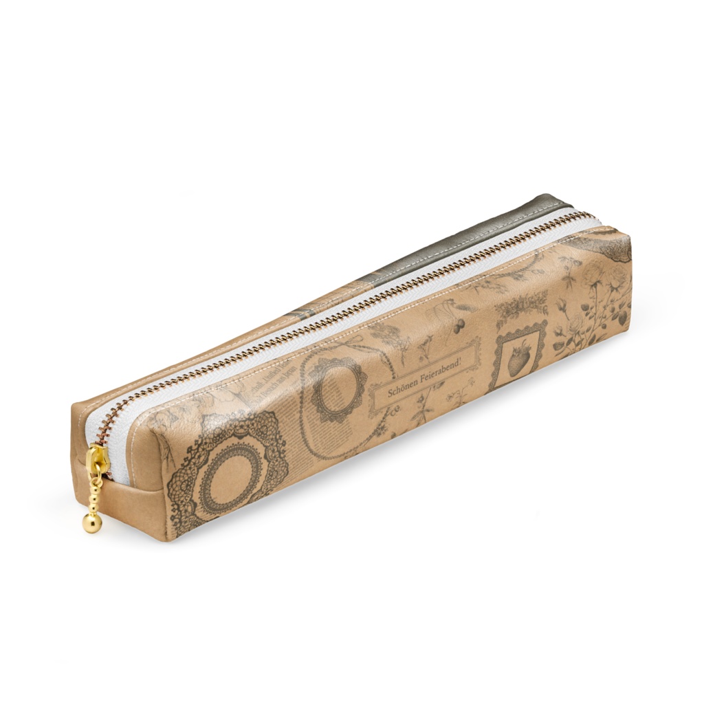 【雑貨・グッズ】黒猫スクエアペンケース