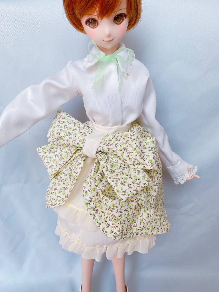 DD バックリボンスカート　小花柄