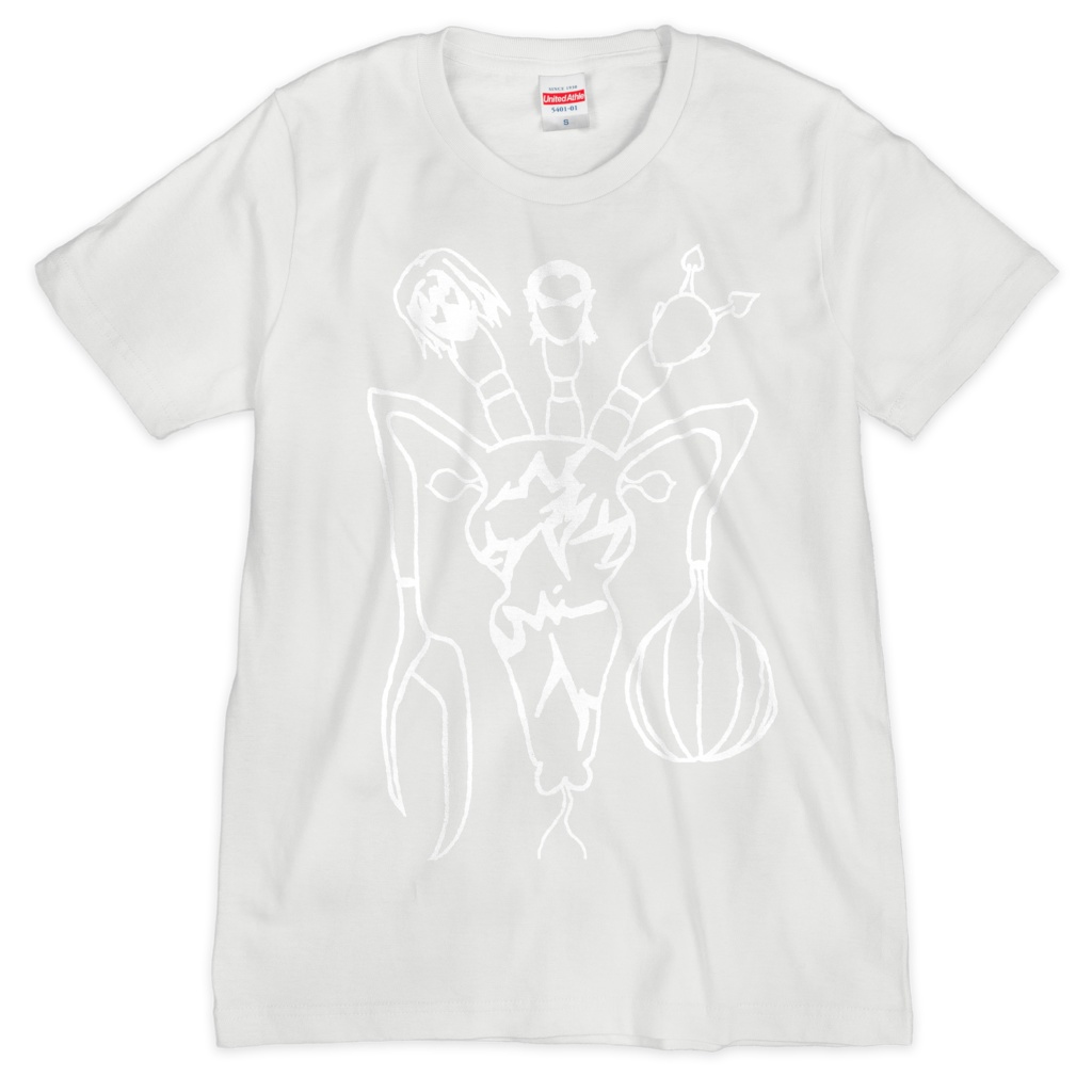 IMPERIAL EDITION WHITE×WHITE T-shirt (wh)