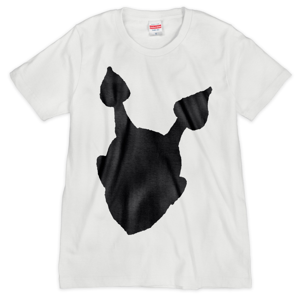 WHITE×BLACK Ver.2 シルクスクリーンTシャツ(wh)