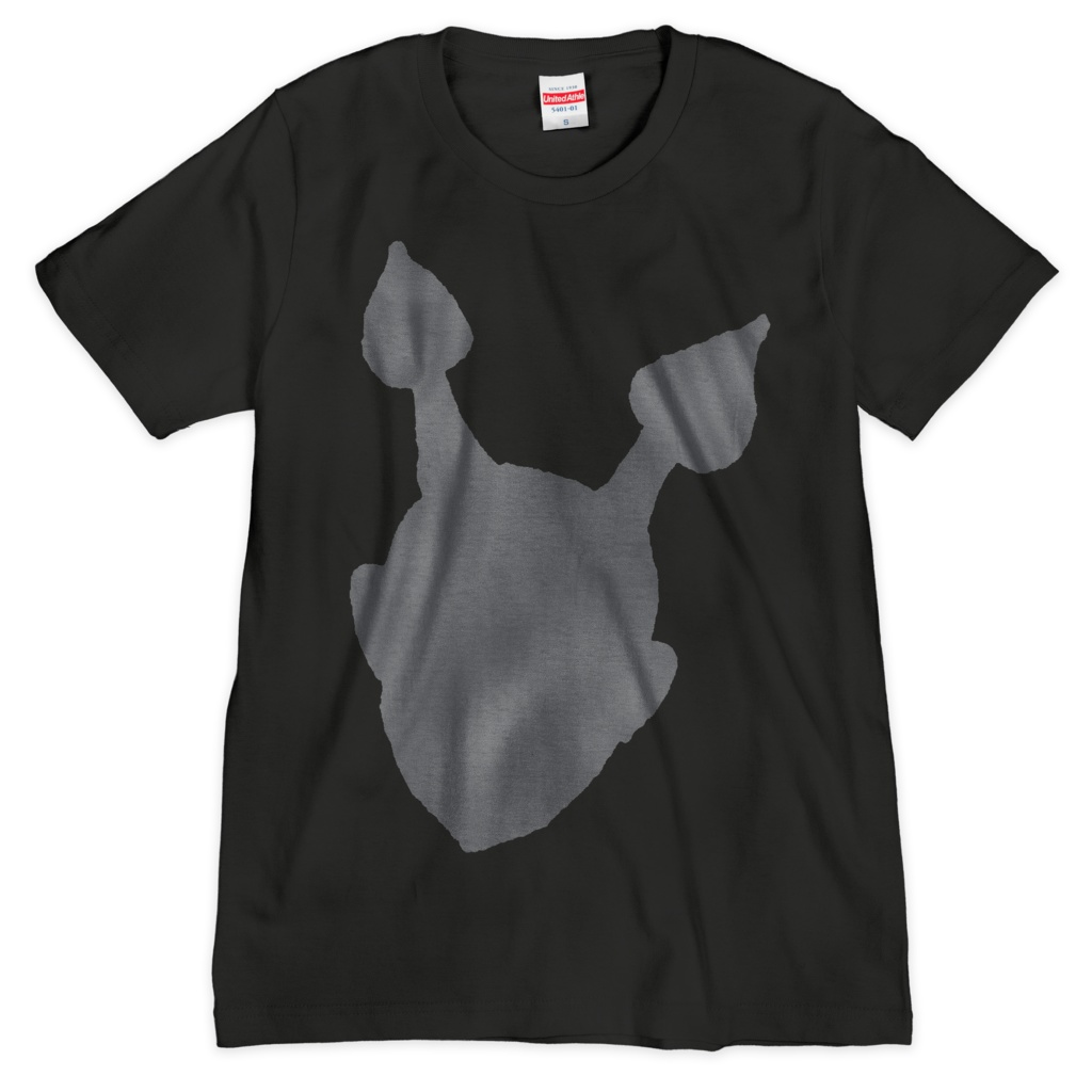 BLACK×GRAY Ver.2 シルクスクリーンＴシャツ(bk)