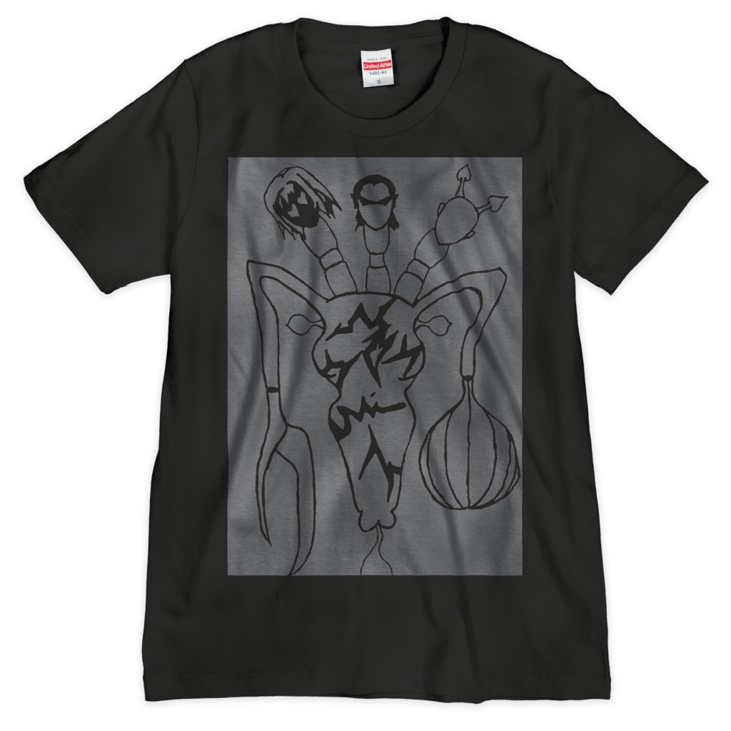 EMPEROR EDITION BLACK×GRAY T-shirt (bk)