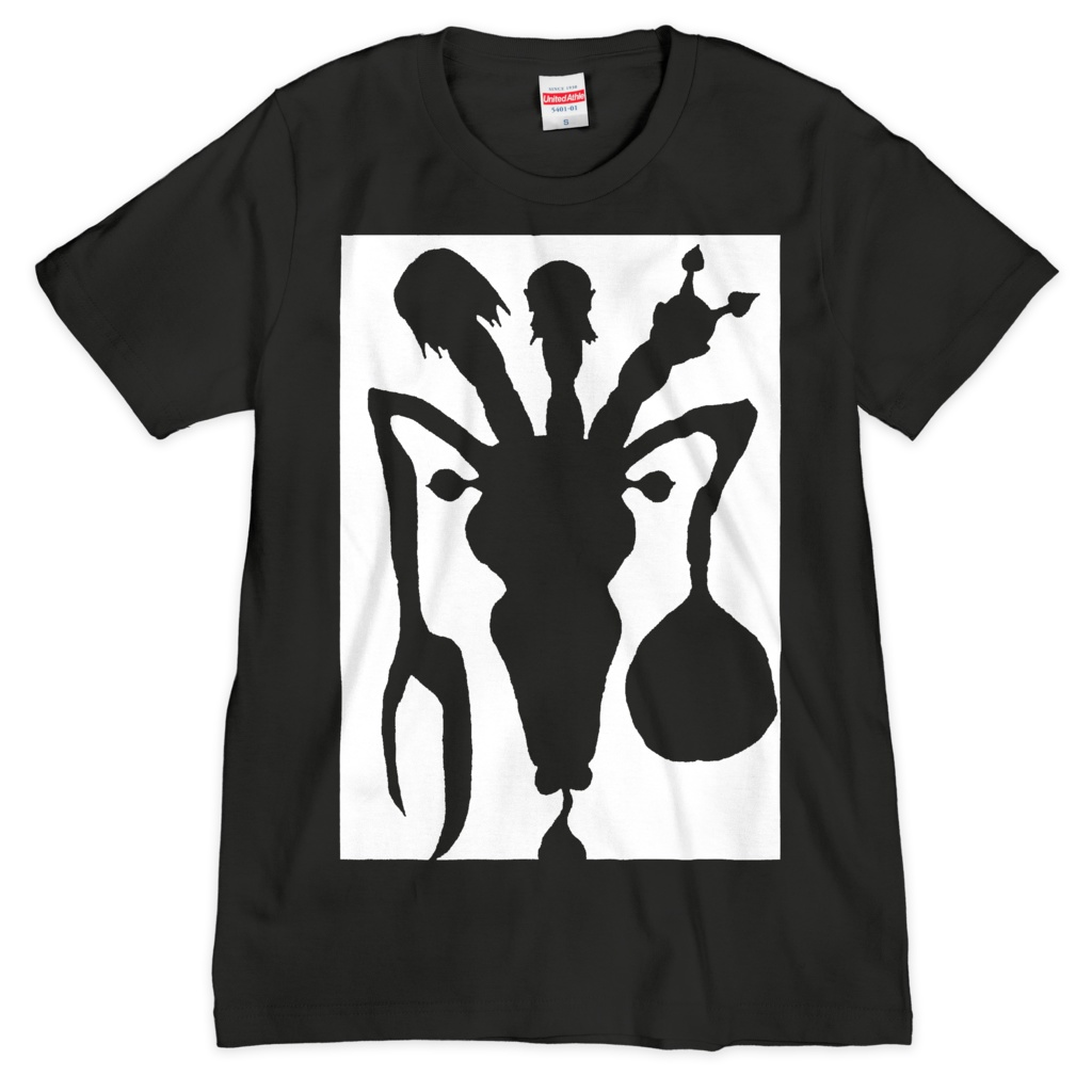 BLACK×WHITE Ver.3 シルクスクリーンＴシャツ(bk)