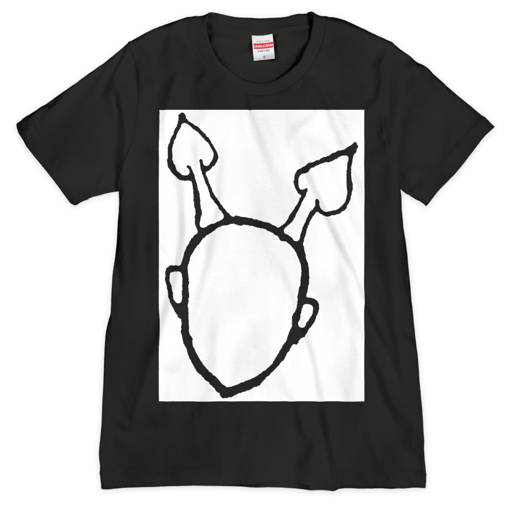 ROYAL EDITION BLACK×WHITE T-shirt (bk)