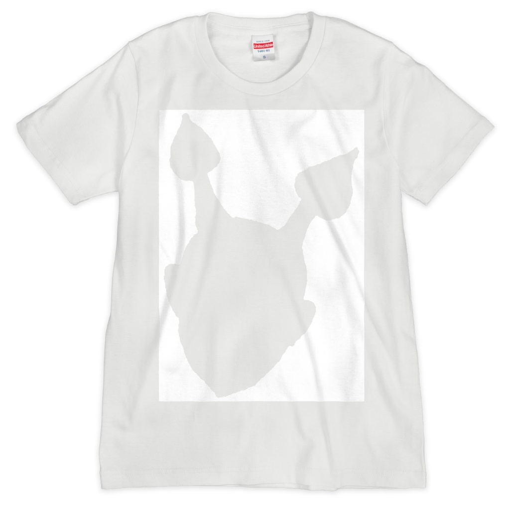 WHITE×WHITE Ver.4 シルクスクリーンＴシャツ(wh)