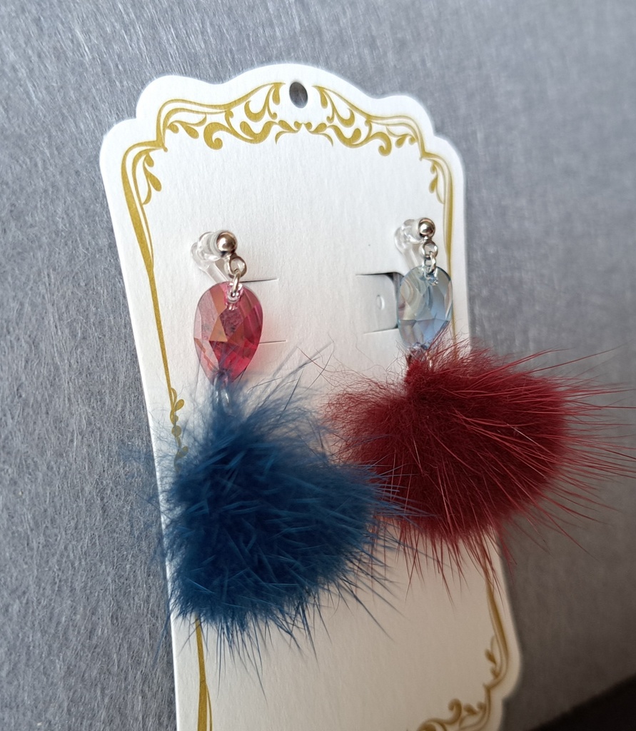 【TENET】順行逆行ノンホールピアス