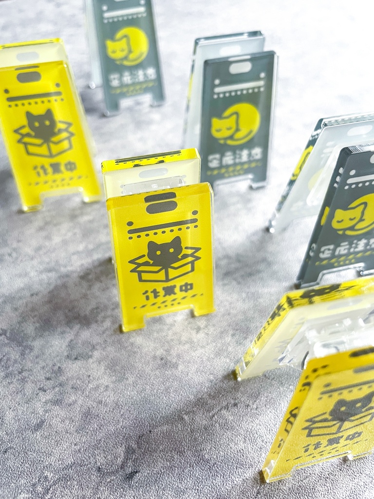 箱付きアクリルクリップ