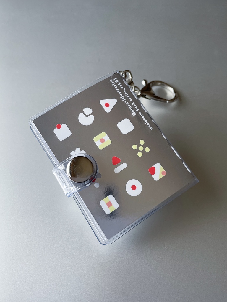 豆本キーホルダー+ミニステッカーシート