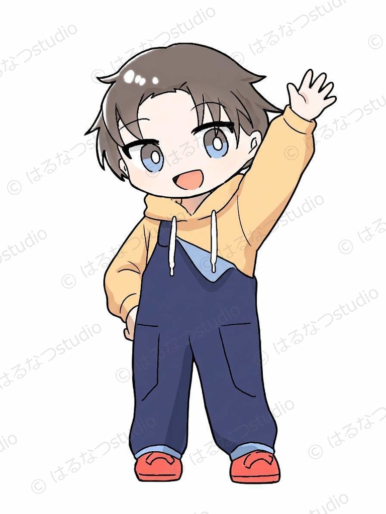 はる イラスト素材 フルセット|15ポーズ 背景透過PNG【教育・ビジネス向け】