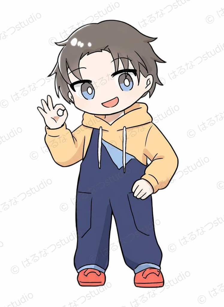 はる イラスト素材 フルセット|15ポーズ 背景透過PNG【教育・ビジネス向け】