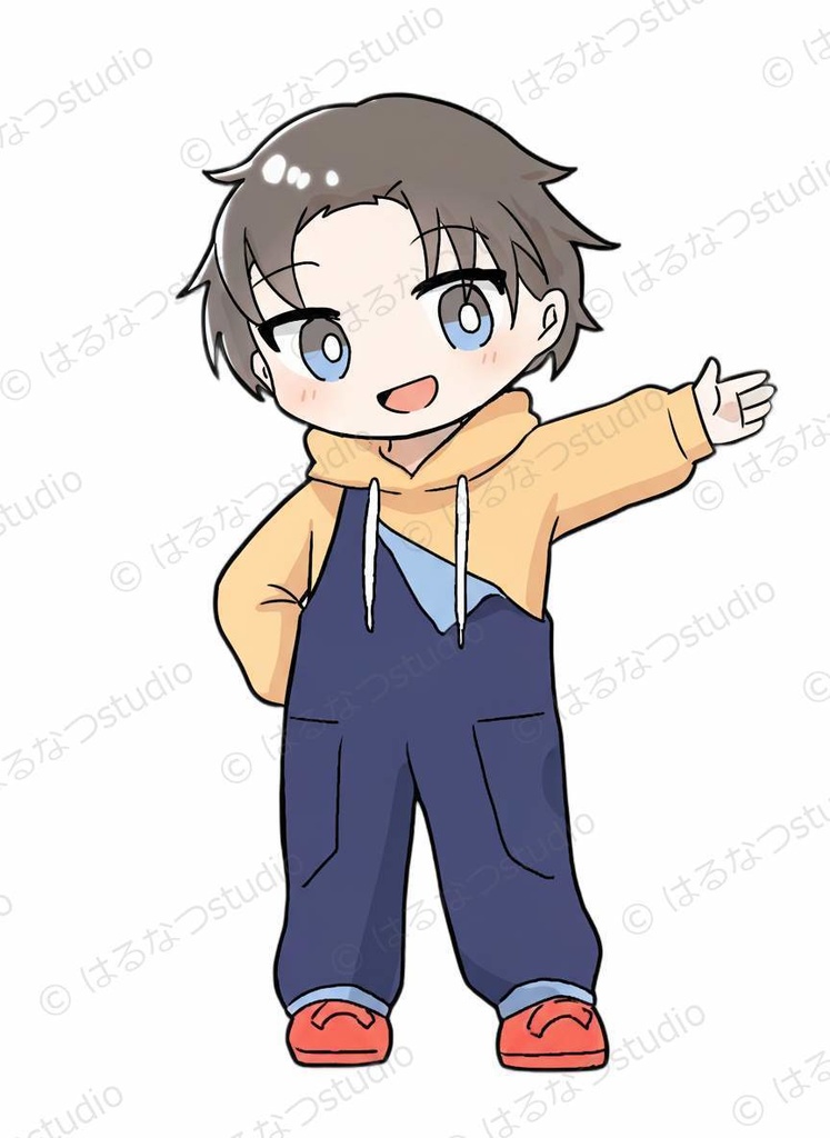 はる イラスト素材 フルセット|15ポーズ 背景透過PNG【教育・ビジネス向け】