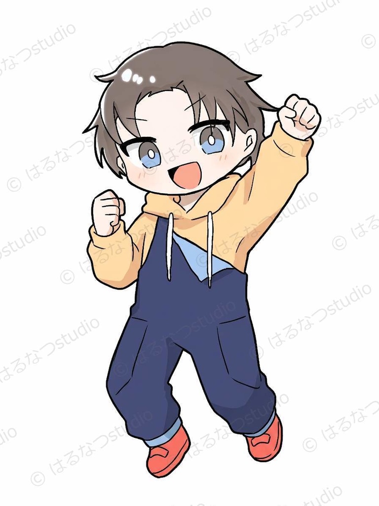 はる イラスト素材 フルセット|15ポーズ 背景透過PNG【教育・ビジネス向け】