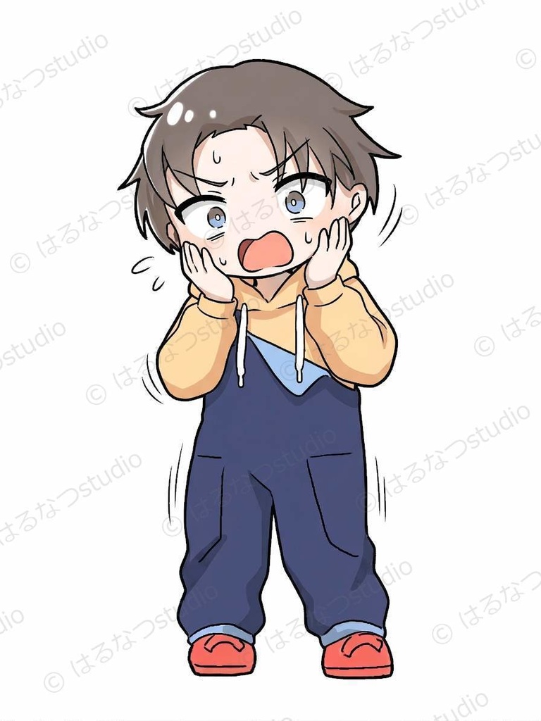 はる イラスト素材 フルセット|15ポーズ 背景透過PNG【教育・ビジネス向け】