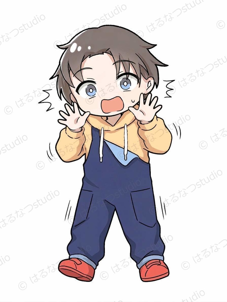 はる イラスト素材 フルセット|15ポーズ 背景透過PNG【教育・ビジネス向け】