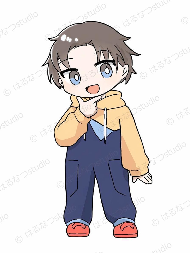 はる イラスト素材 フルセット|15ポーズ 背景透過PNG【教育・ビジネス向け】