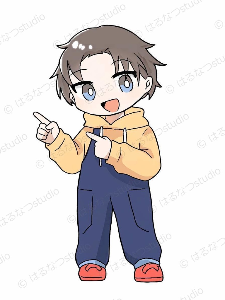 はる イラスト素材 フルセット|15ポーズ 背景透過PNG【教育・ビジネス向け】