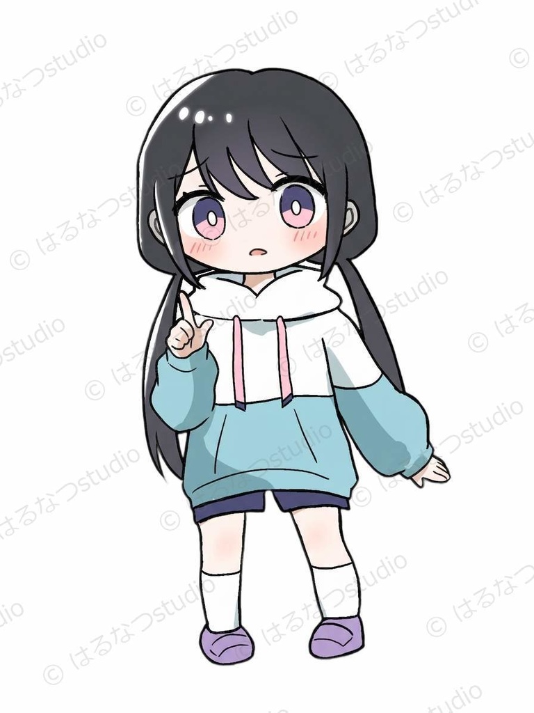 はる&なつみ イラスト素材 2人フルセット|全30ポーズ+シーンイラスト2点 背景透過PNG