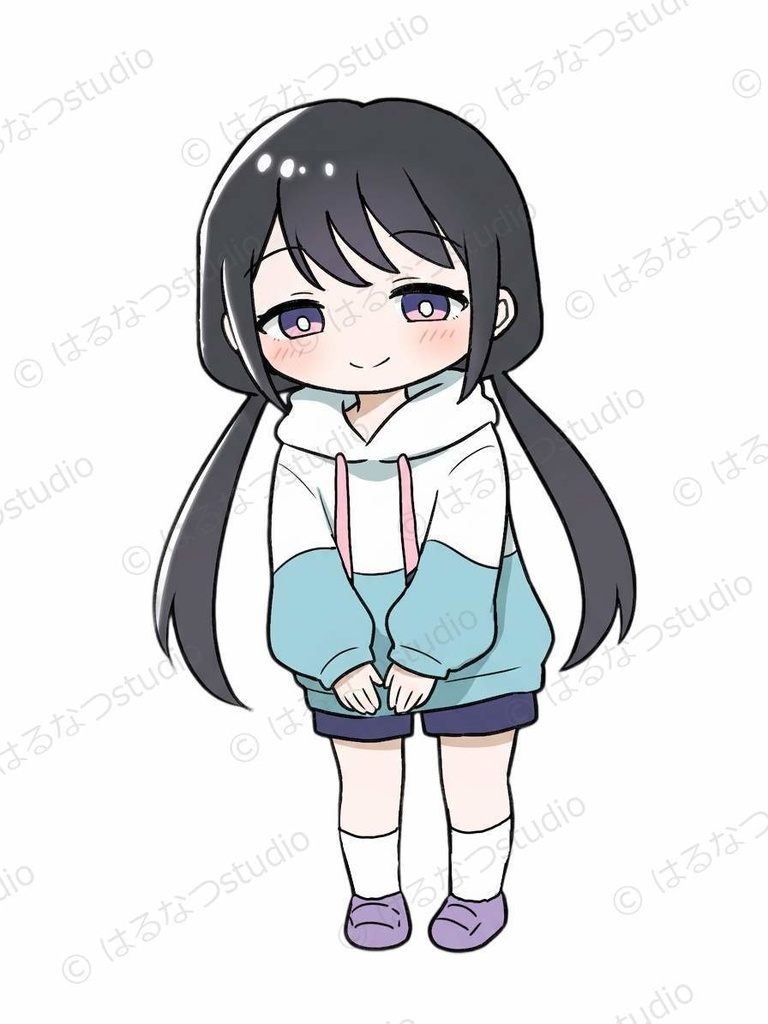 はる&なつみ イラスト素材 2人フルセット|全30ポーズ+シーンイラスト2点 背景透過PNG