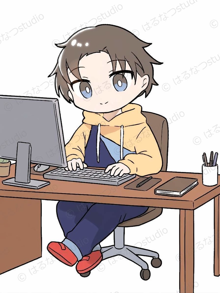 はる&なつみ イラスト素材 2人フルセット|全30ポーズ+シーンイラスト2点 背景透過PNG