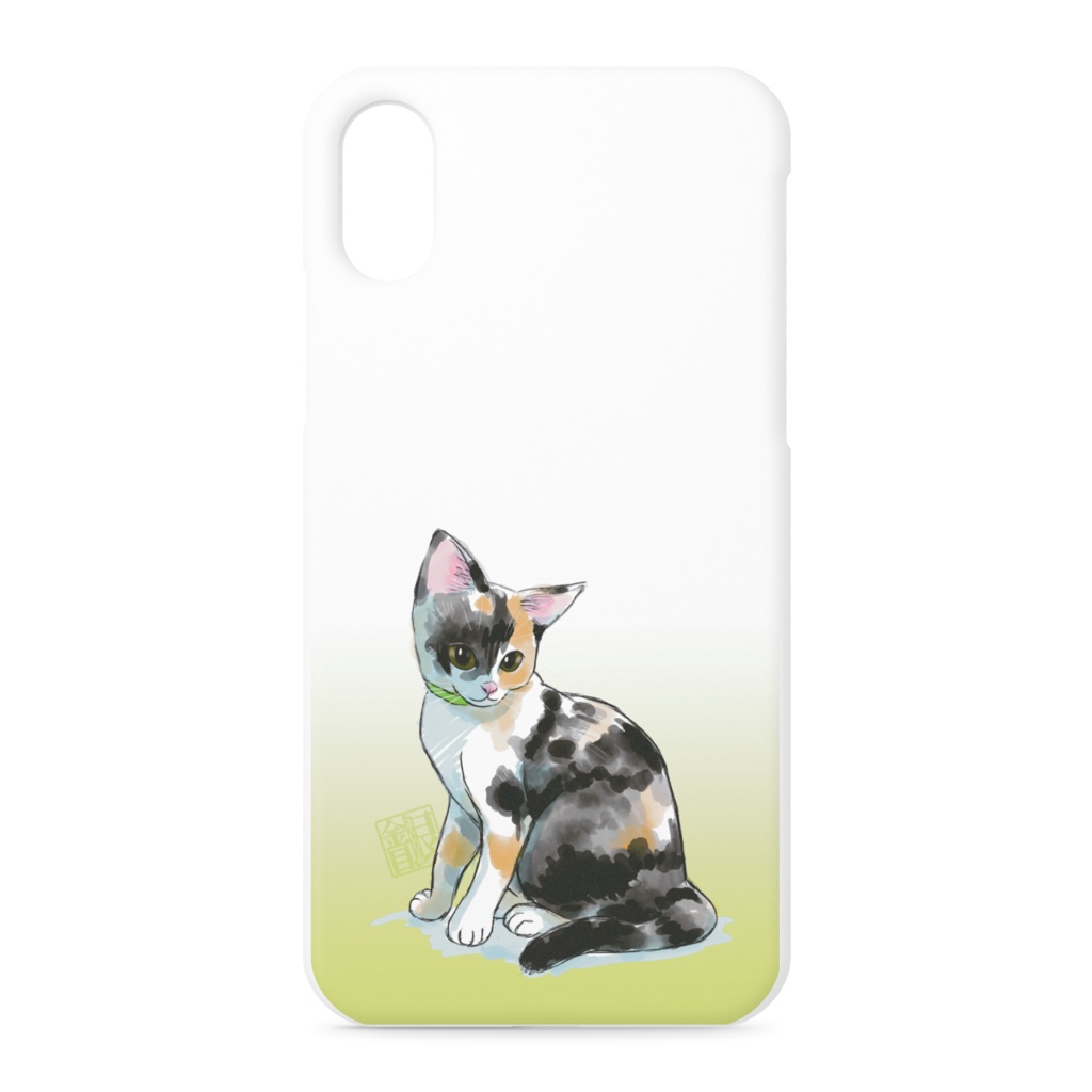 おすまし子猫iPhoneカバー