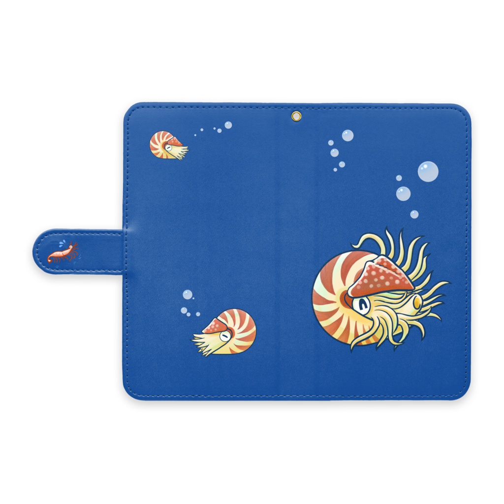 居眠りオウムガイ　手帳型Androidケース