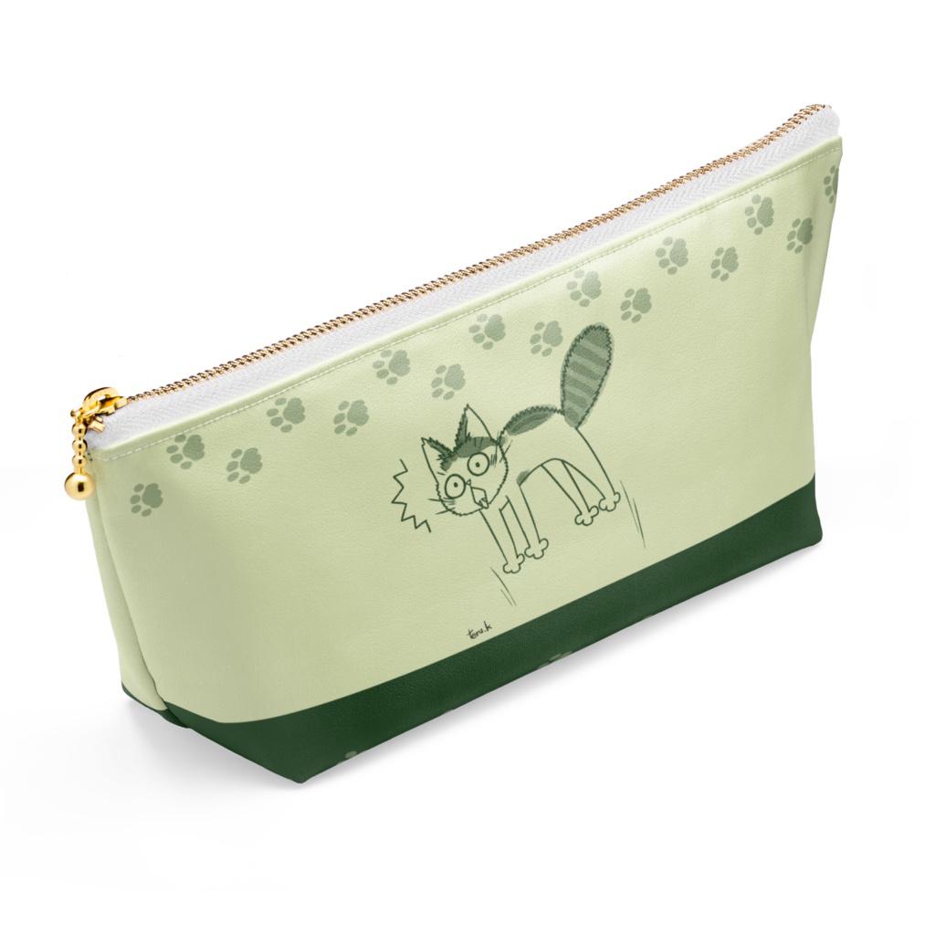 びっくり猫ポーチ4色