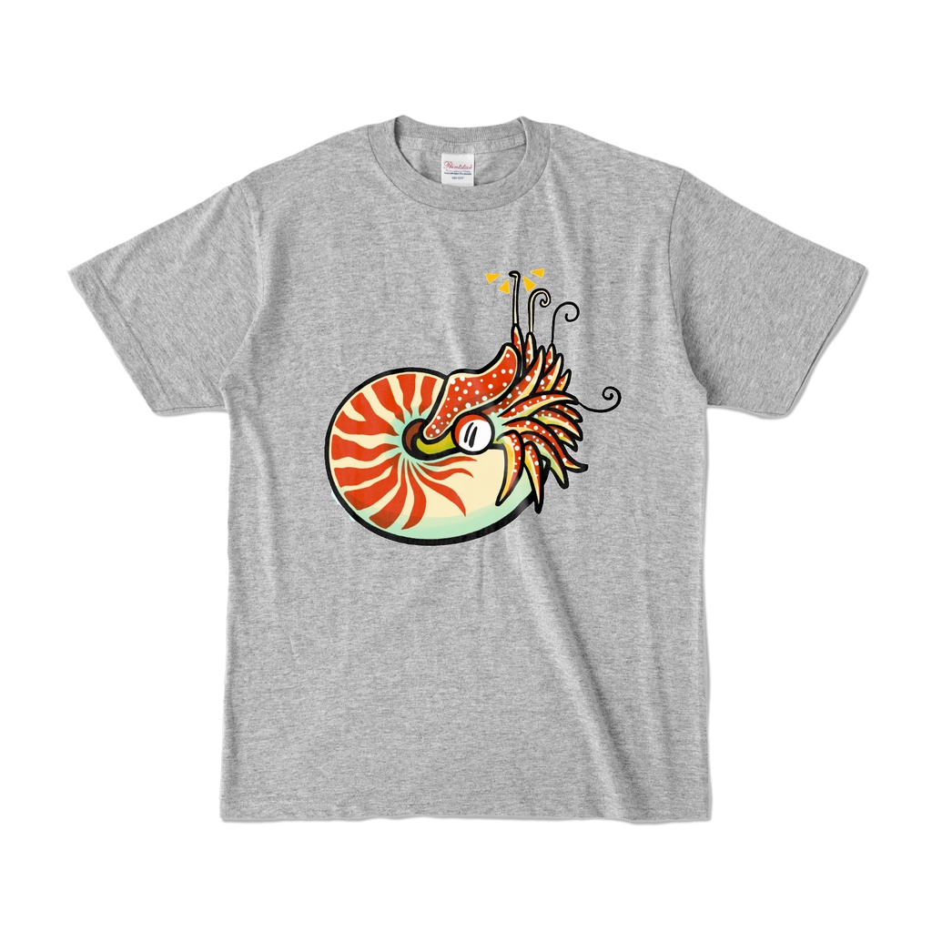 休憩オウムガイくんTシャツ