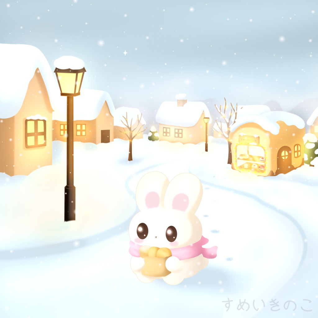 チッズのゆきパンさんぽ❄️🍞